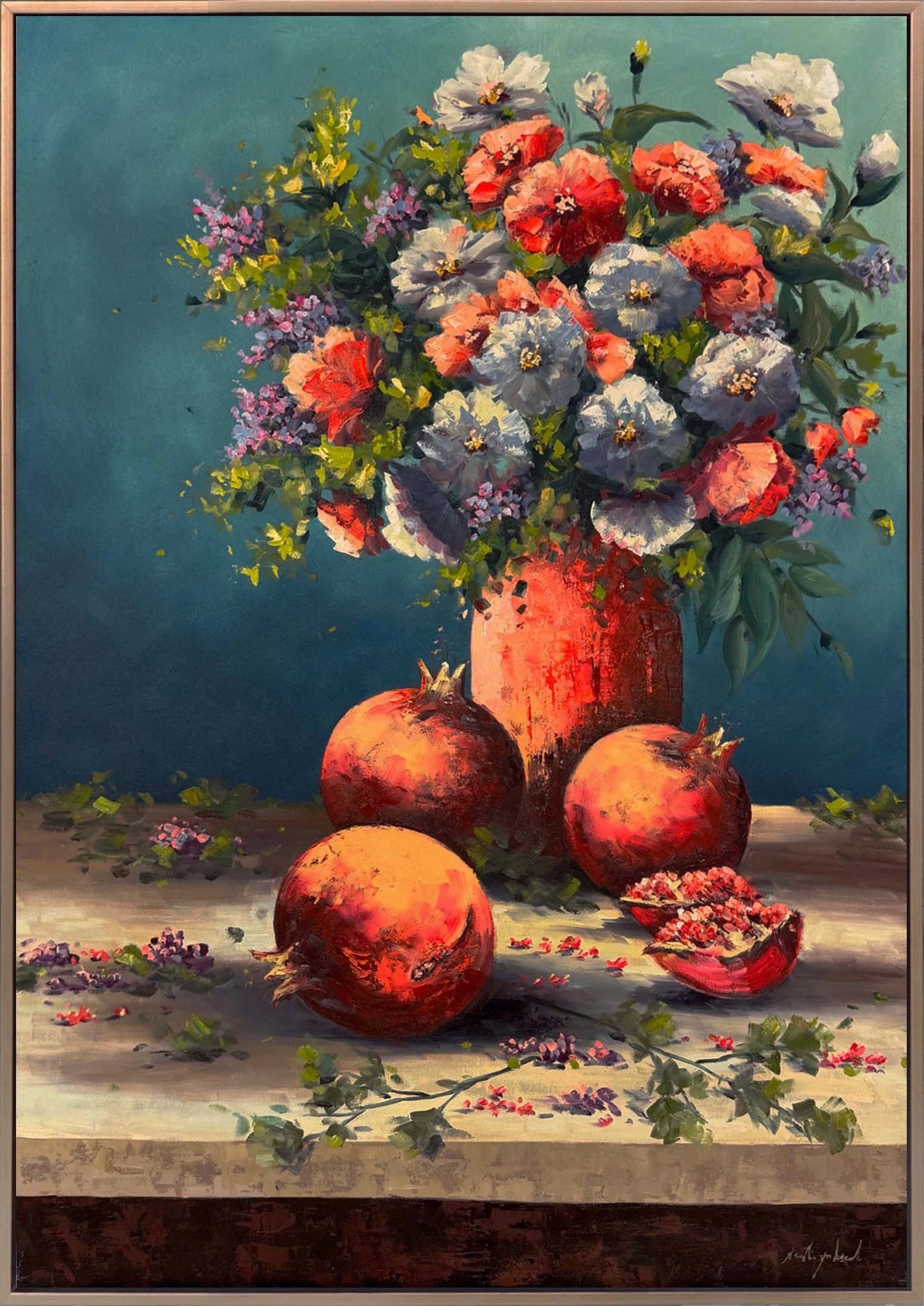 Baharın İçinden Yağlı Boya Tablosu