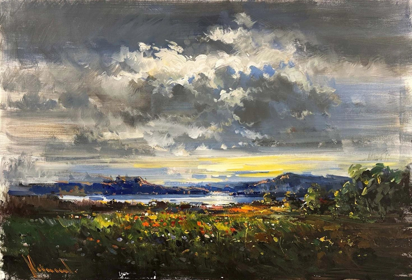 Baharın Nefesi Yağlı Boya Tablosu