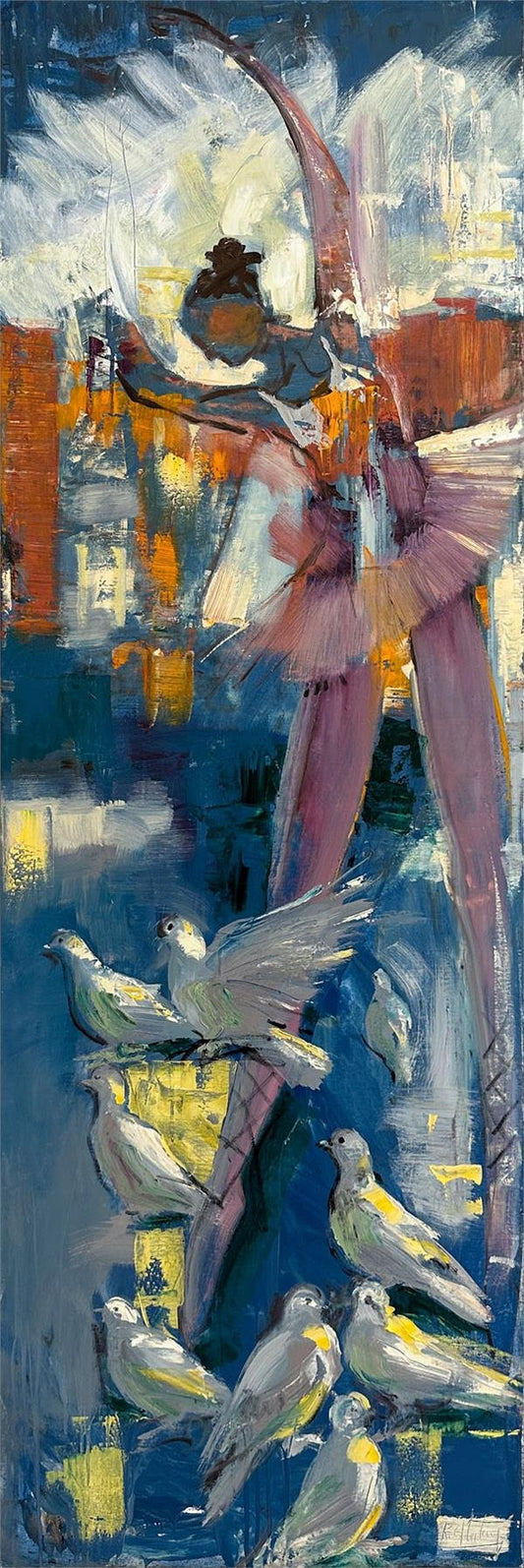 Balerinin Hayali Yağlı Boya Tablosu
