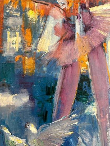 Balerinin Hayali Yağlı Boya Tablosu