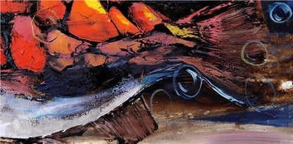 Baloncu Balık Yağlı Boya Tablosu