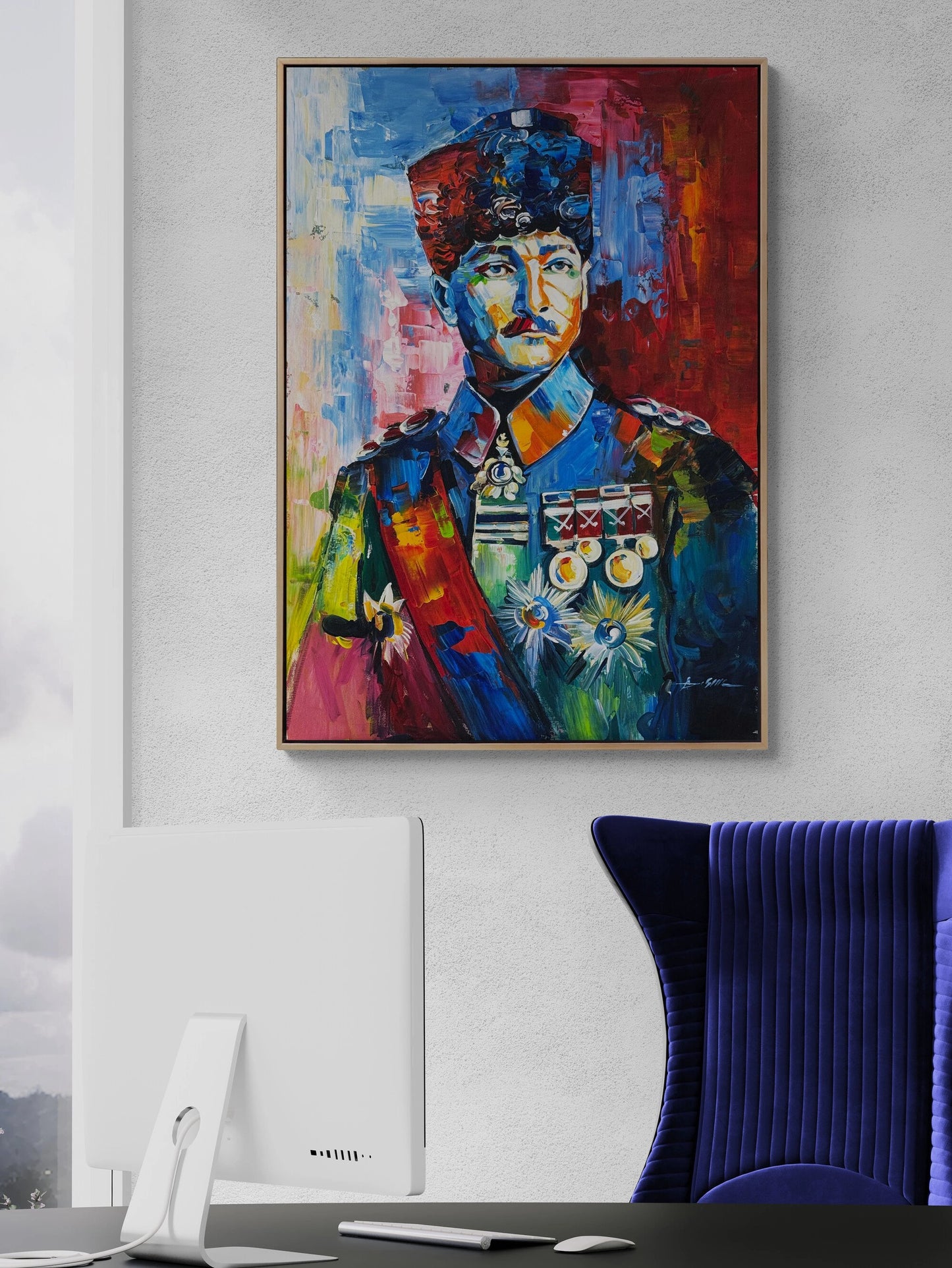 Başkomutan Mustafa Kemal Atatürk Yağlı Boya Tablosu