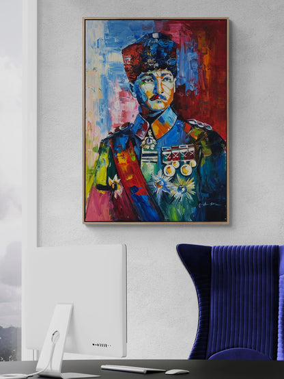 Başkomutan Mustafa Kemal Atatürk Yağlı Boya Tablosu