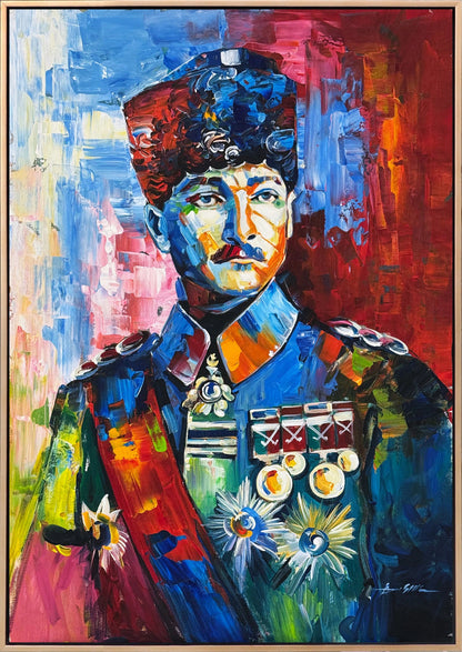 Başkomutan Mustafa Kemal Atatürk Yağlı Boya Tablosu