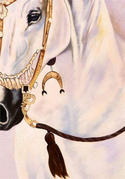 Beyaz İnci Yağlı Boya Tablosu