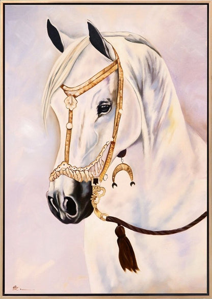 Beyaz İnci Yağlı Boya Tablosu