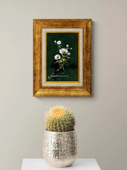 Beyaz Zambaklar Yağlı Boya Tablosu