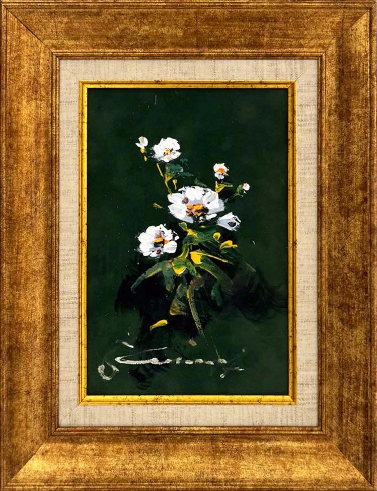 Beyaz Zambaklar Yağlı Boya Tablosu