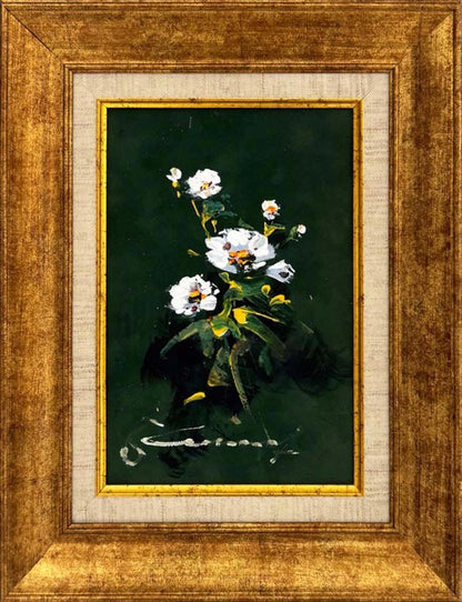 Beyaz Zambaklar Yağlı Boya Tablosu