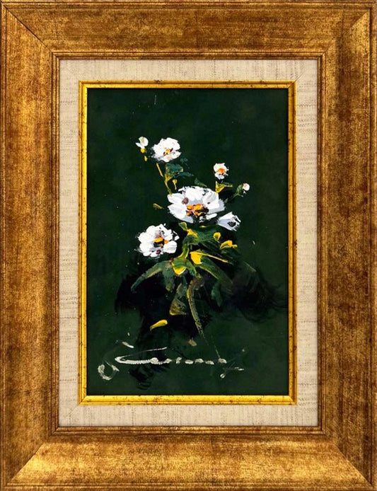 Beyaz Zambaklar Yağlı Boya Tablosu