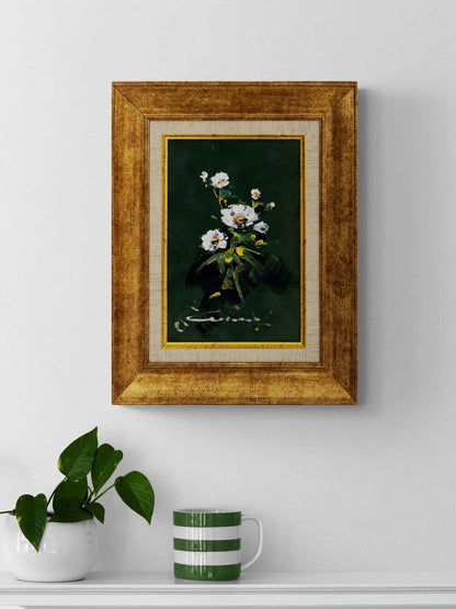 Beyaz Zambaklar Yağlı Boya Tablosu