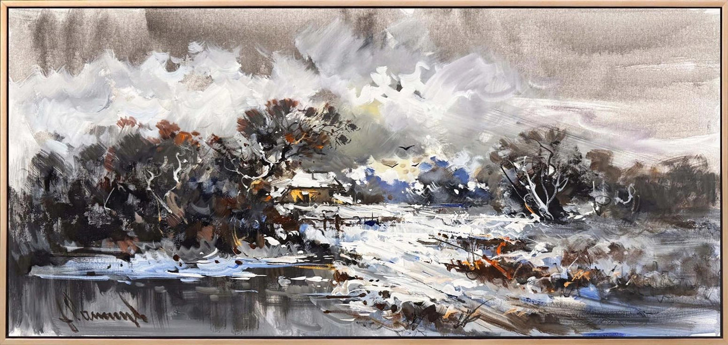 Beyazın Hatırası Yağlı Boya Tablosu