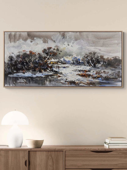 Beyazın Hatırası Yağlı Boya Tablosu