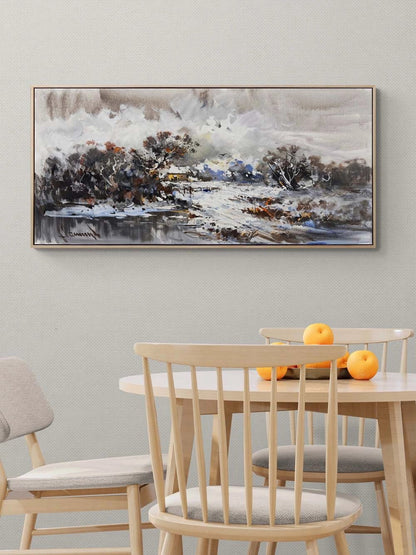 Beyazın Hatırası Yağlı Boya Tablosu