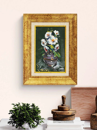 Beyazın Sessizliği Yağlı Boya Tablosu