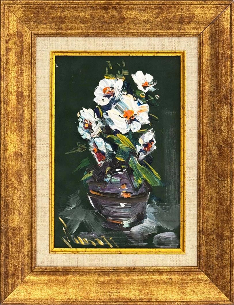 Beyazın Sessizliği Yağlı Boya Tablosu