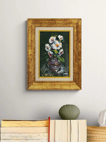 Beyazın Sessizliği Yağlı Boya Tablosu