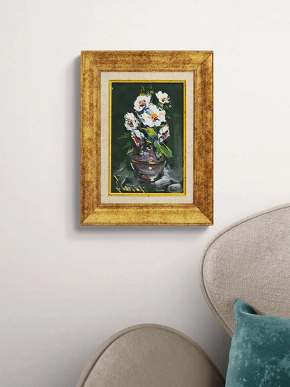 Beyazın Sessizliği Yağlı Boya Tablosu