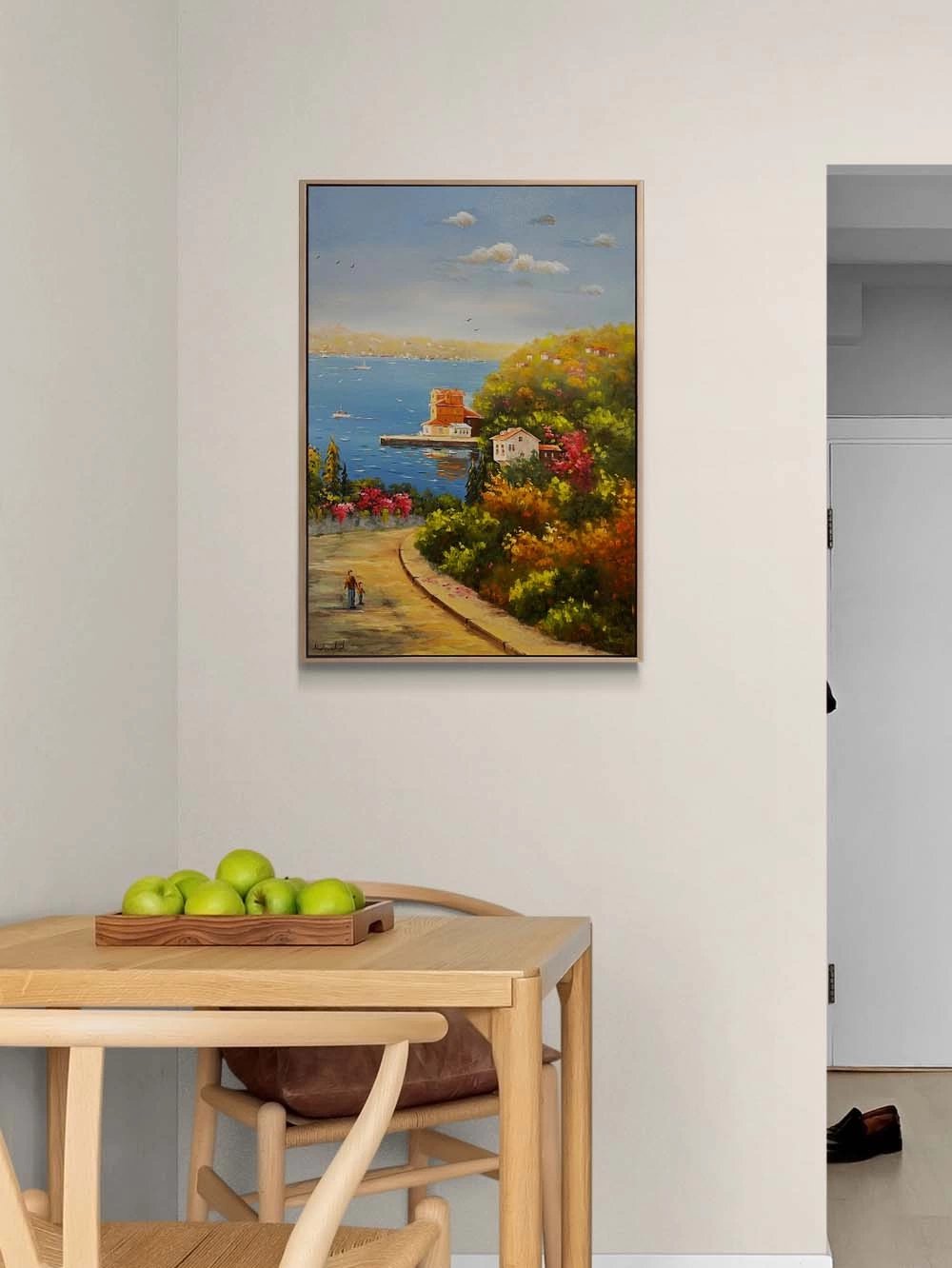 Beykoz'un Sessiz Hatıraları Yağlı Boya Tablosu