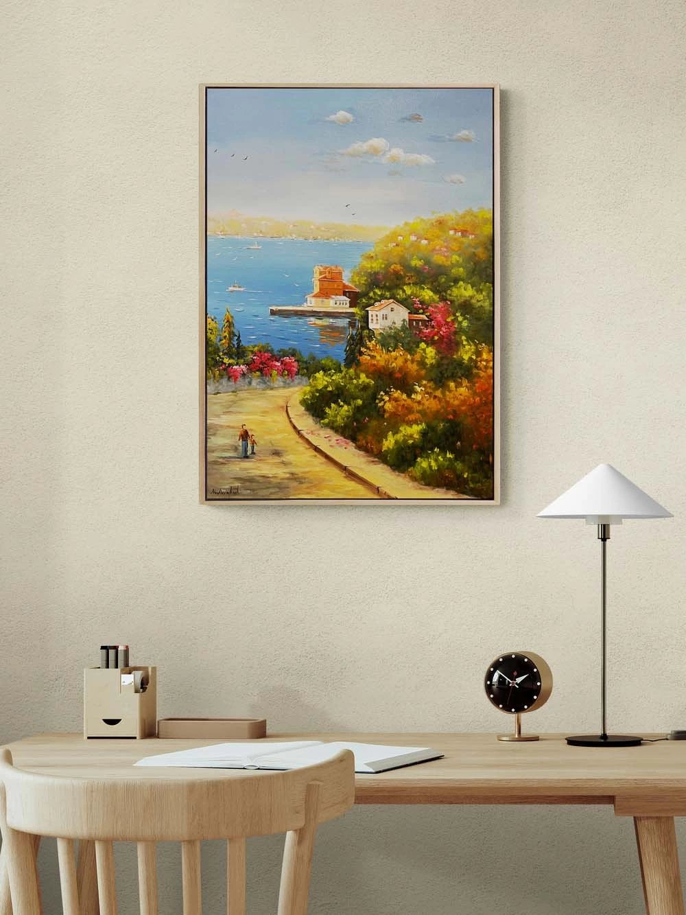 Beykoz'un Sessiz Hatıraları Yağlı Boya Tablosu