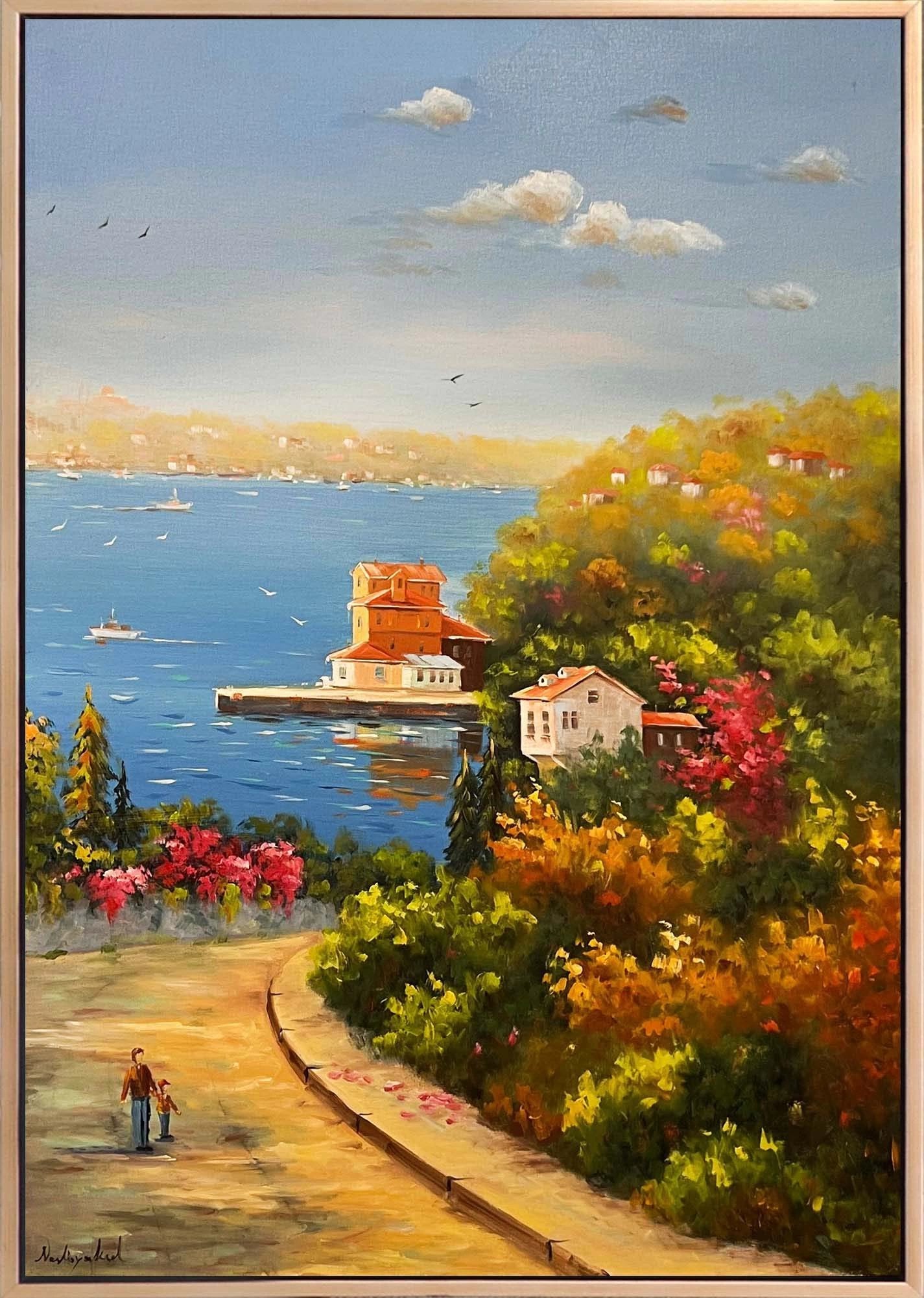 Beykoz'un Sessiz Hatıraları Yağlı Boya Tablosu