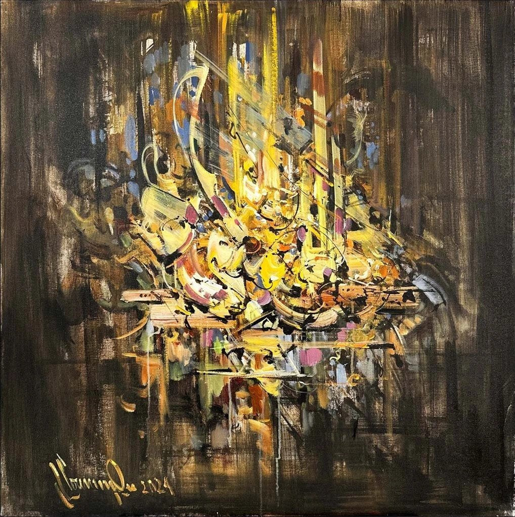 Bilinmeyenin Peşinde Yağlı Boya Tablosu