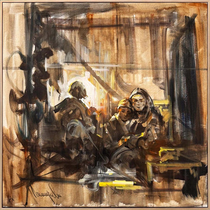 Bir Akşamın Sessizliği Yağlı Boya Tablosu