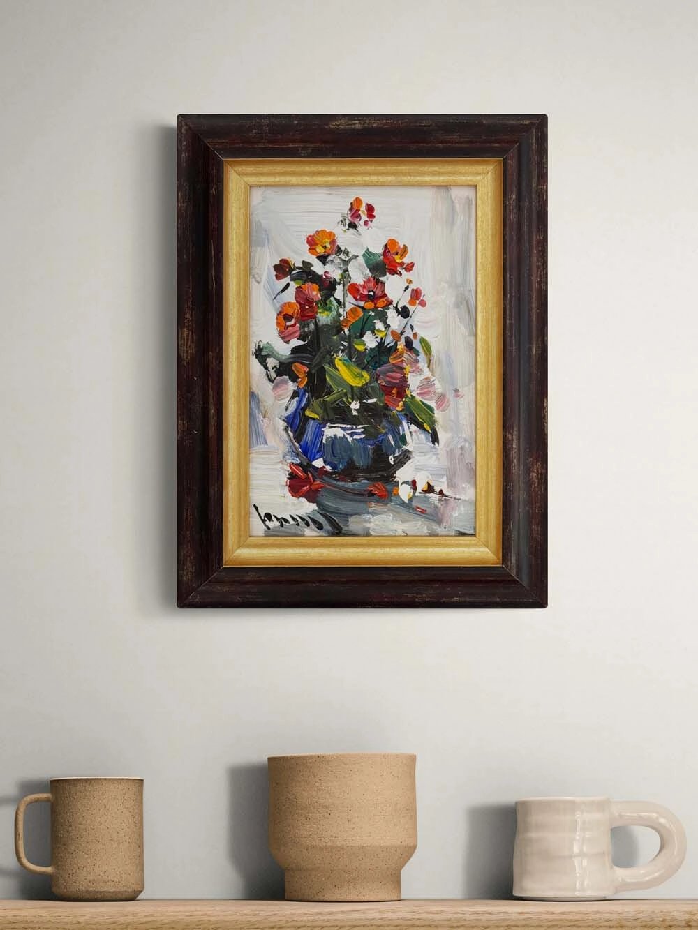 Bir Demet Düş Yağlı Boya Tablosu