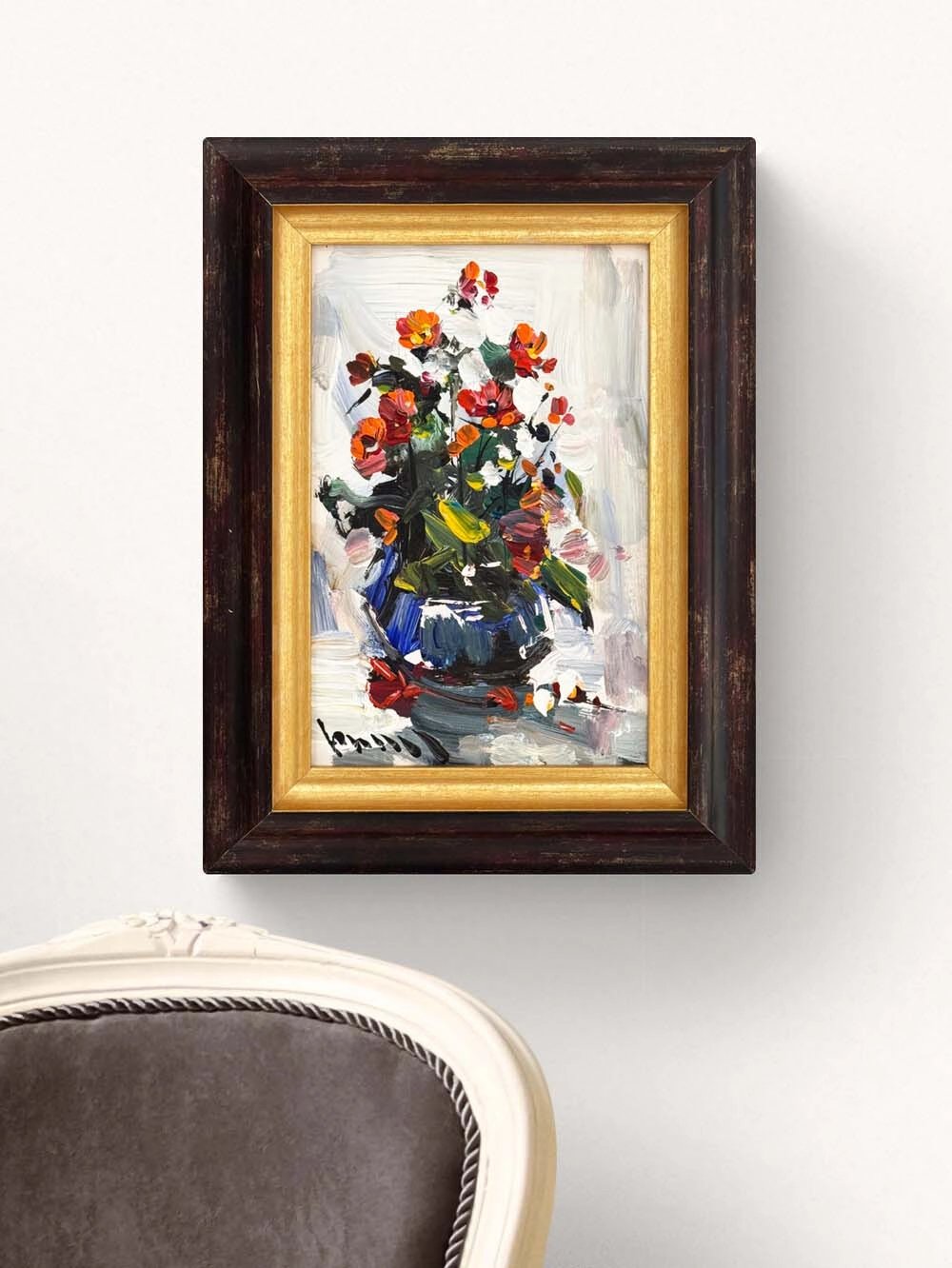 Bir Demet Düş Yağlı Boya Tablosu