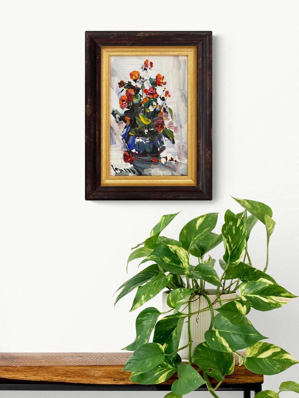 Bir Demet Düş Yağlı Boya Tablosu