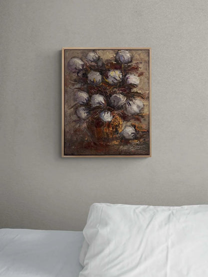 Bir Demet Pamuk Yağlı Boya Tablosu