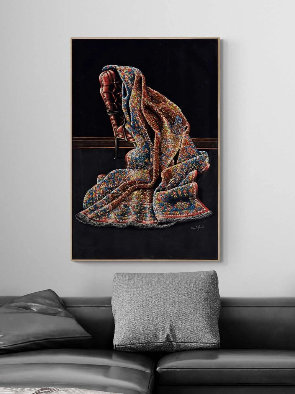 Bir Halı Hatırası Yağlı Boya Tablosu