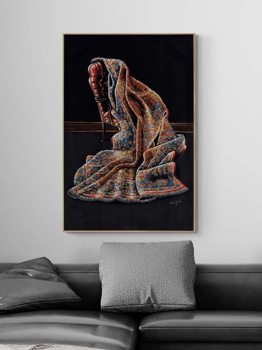 Bir Halı Hatırası Yağlı Boya Tablosu