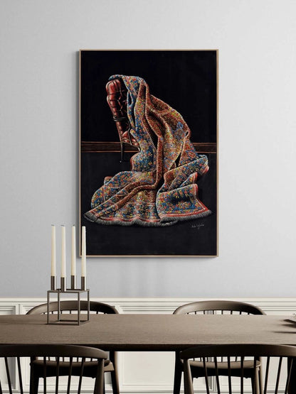 Bir Halı Hatırası Yağlı Boya Tablosu