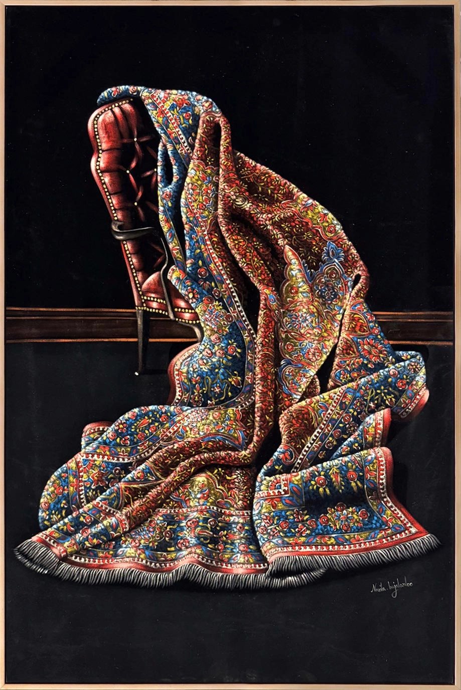 Bir Halı Hatırası Yağlı Boya Tablosu