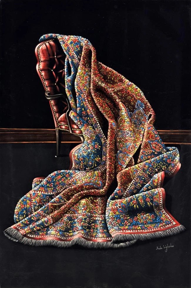 Bir Halı Hatırası Yağlı Boya Tablosu