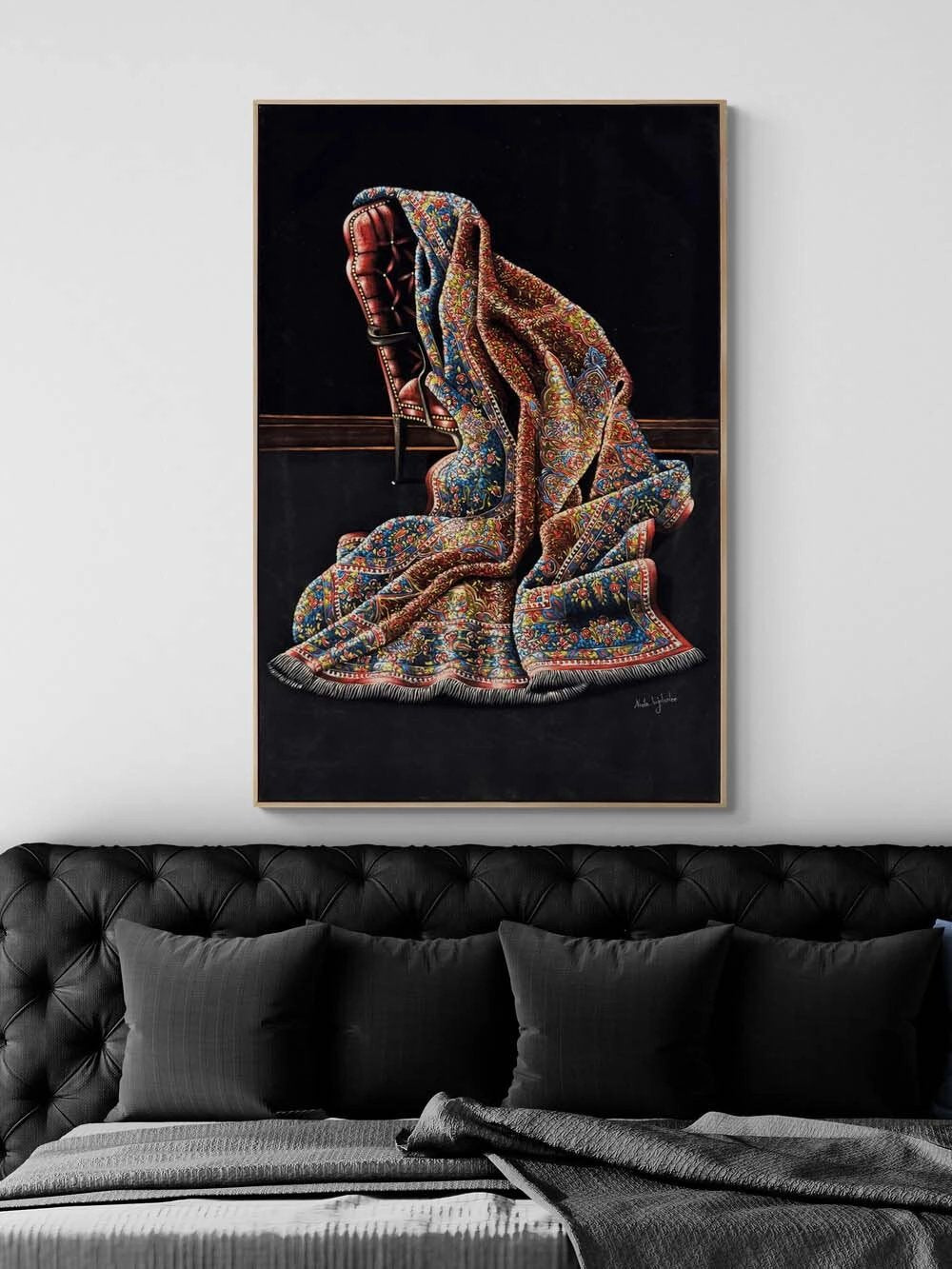 Bir Halı Hatırası Yağlı Boya Tablosu