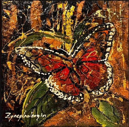 Bir Kelebeğin Rüyası Yağlı Boya Tablosu