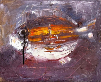 Bir Sevdanın Kulesi Yağlı Boya Tablosu