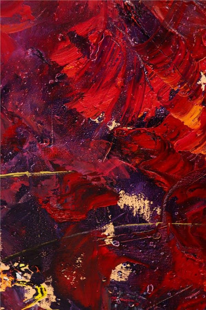 Papağanların Sonsuz Sevgisi Yağlı Boya Tablosu