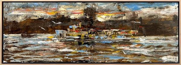 Boğazın Hüzünü Yağlı Boya Tablosu