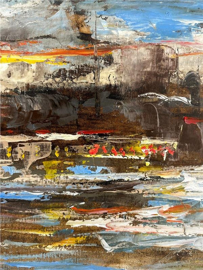 Boğazın Hüzünü Yağlı Boya Tablosu