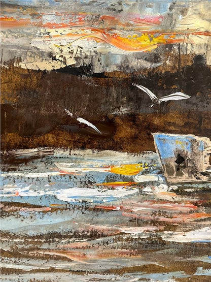 Boğazın Hüzünü Yağlı Boya Tablosu