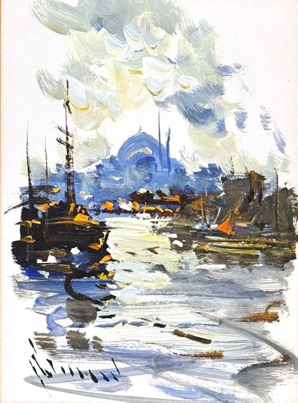 Boğazın Fısıltıları Yağlı Boya Tablosu