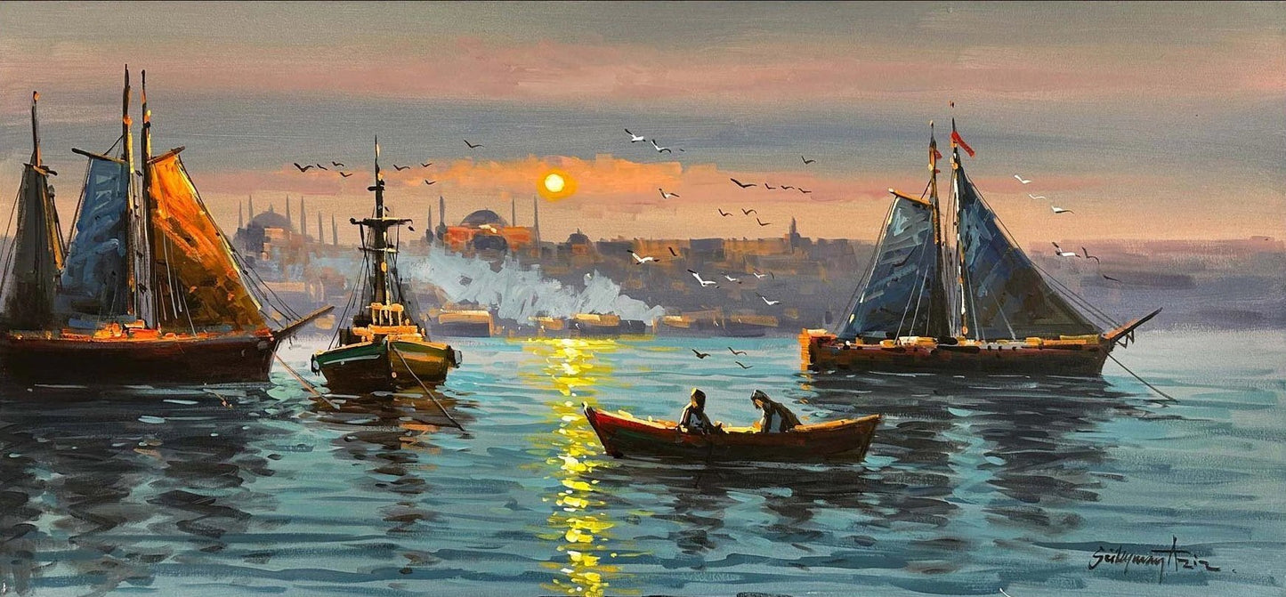 Boğaz’ın Sırları Yağlı Boya Tablosu