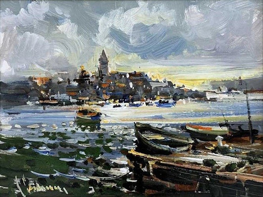 Boğazın Uyumu Yağlı Boya Tablosu