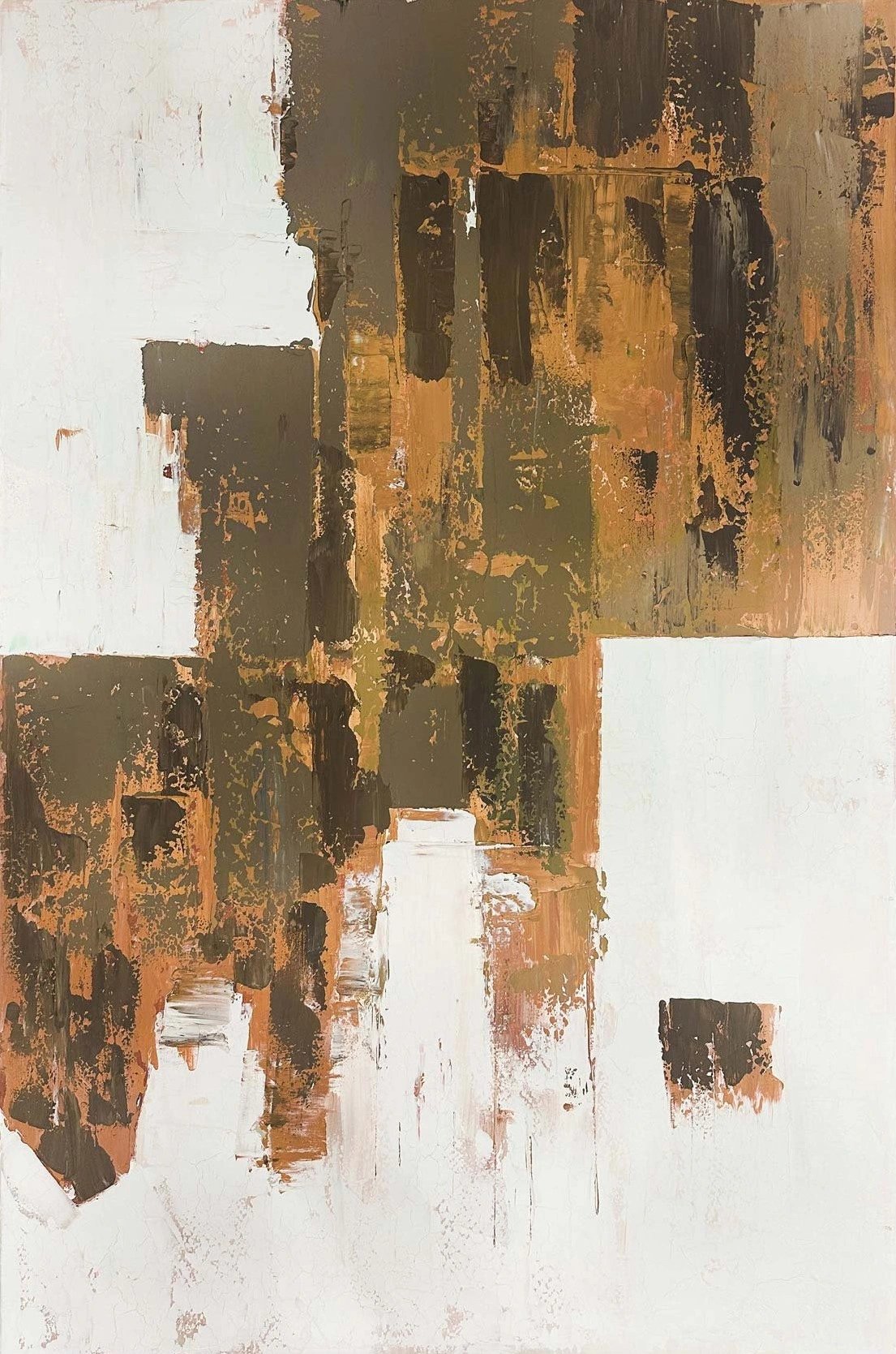 Boşluk ve Doku Yağlı Boya Tablosu