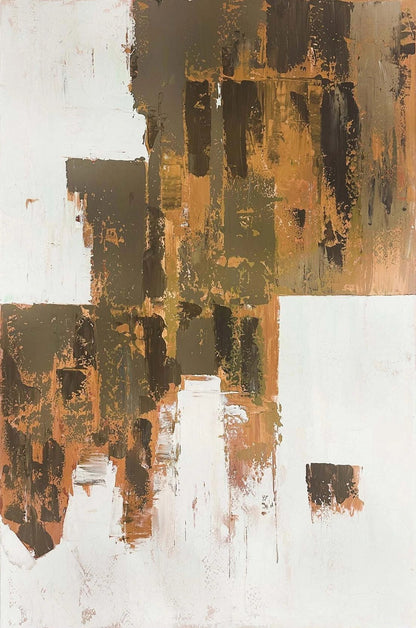 Boşluk ve Doku Yağlı Boya Tablosu