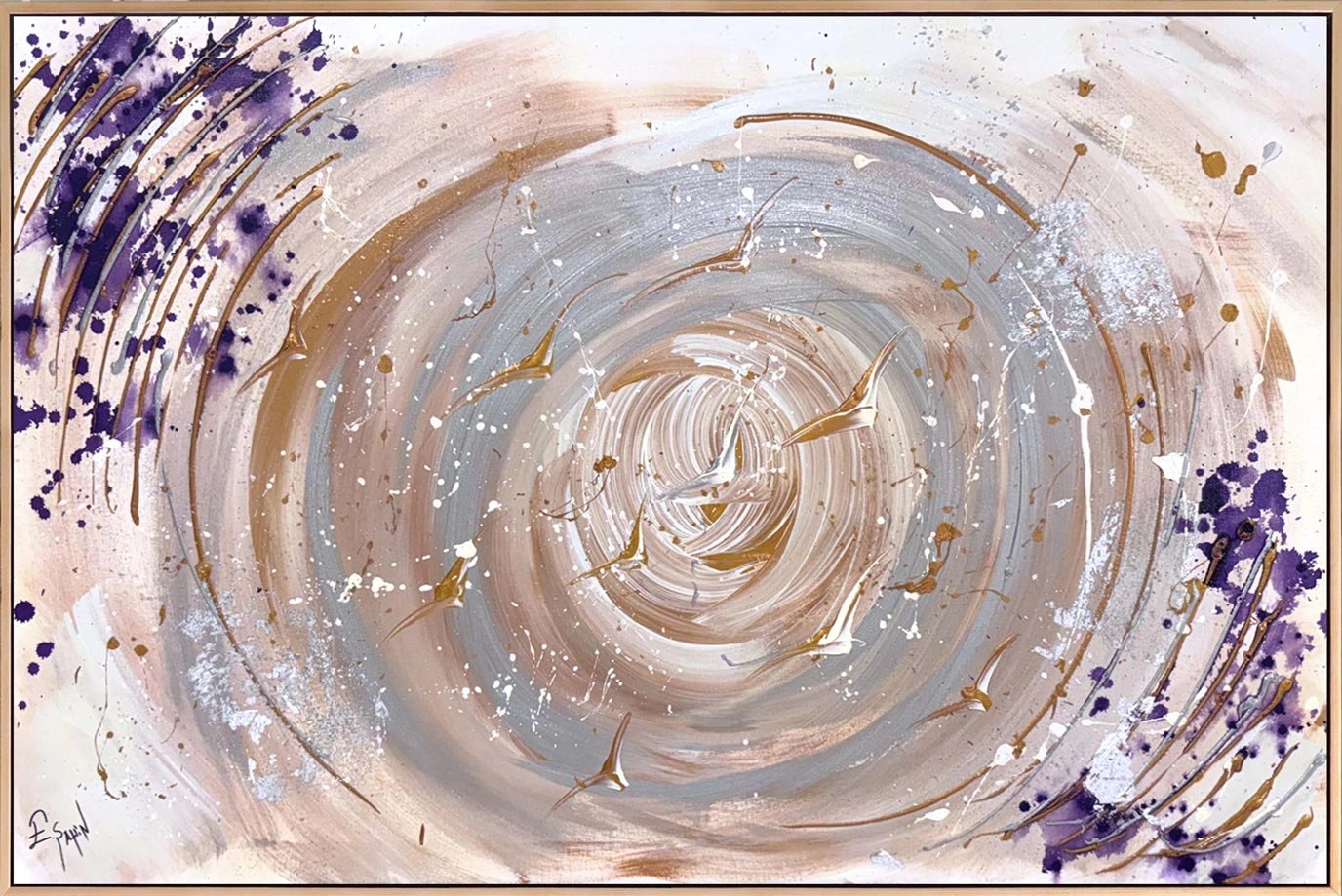 Boşlukta Bir An Yağlı Boya Tablosu