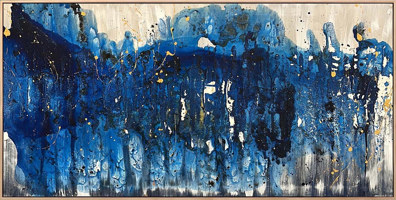 Boşlukta Bir Ses Yağlı Boya Tablosu